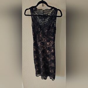 BCBGMaxAzria Black Lace Dress